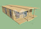 耐火性の安価の折り畳み式の容器の家、生存のための移動式小さい家