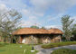 木の現代プレハブの小屋、軽い鉄骨構造のプレハブのゲスト ハウス